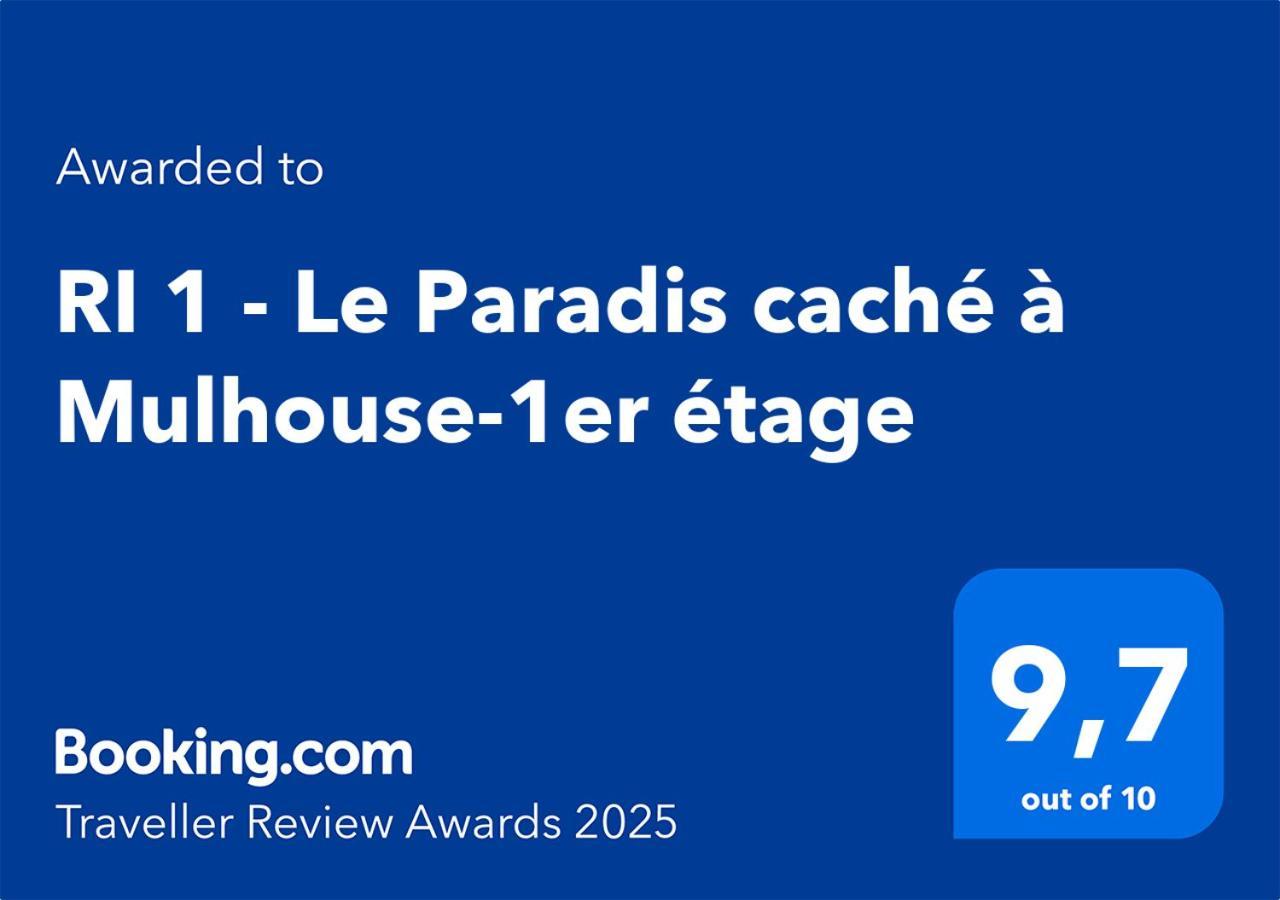 Ri 1 - F3 Le Paradis Cache A Mulhouse-1 A 5 Personnes ภายนอก รูปภาพ
